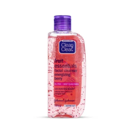 Clean & Clear Fruit Essential Energizing Berry Facial Cleanser 100ml