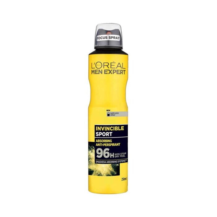 L’Oréal Men Expert Invincible 96 Hours Deodorant Spray (250ml)