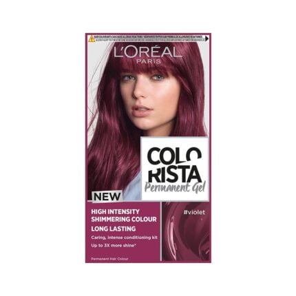 L'Oreal Paris Colorista Violet Purple Permanent Gel Hair Dye 5.26 Violet