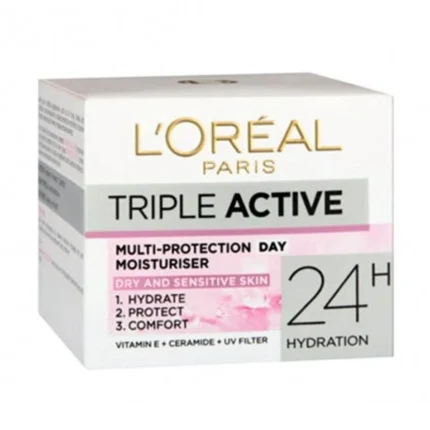 L'Oreal Paris Triple Active Day Dry Moisturiser 50ml