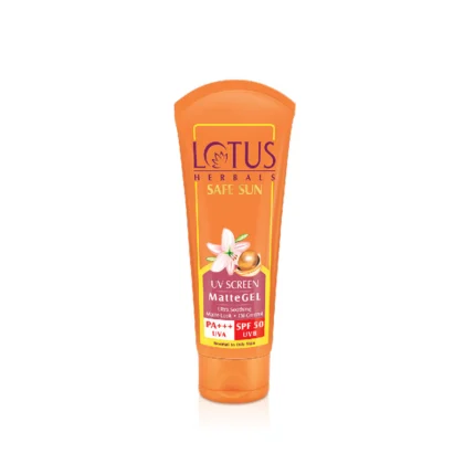 Lotus Herbals Safe Sun UV Screen Matte Gel PA+++ SPF 50 UVB