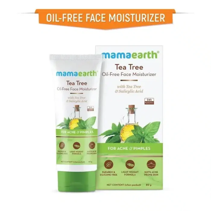 Mamaearth Tea Tree Oil Free Face Moisturizer - 80g