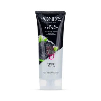 Ponds Pure Bright Pollution Out Purity Facial Foam 100g