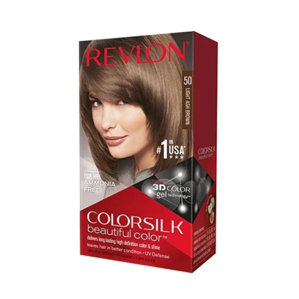 Revlon Colorsilk Hair Color Light Ash Brown 50