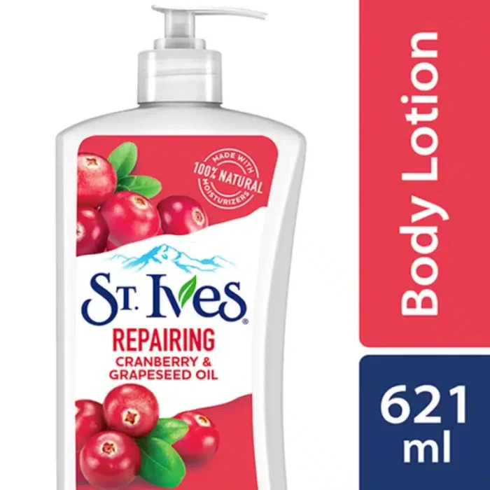 St. Ives Repairing Cranberry & Grapeseed Oil Body Lotion - 621ml