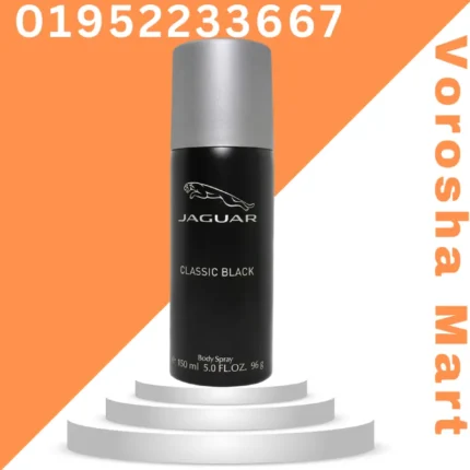 Jaguar Classic Black Body Spray for Men 150ml