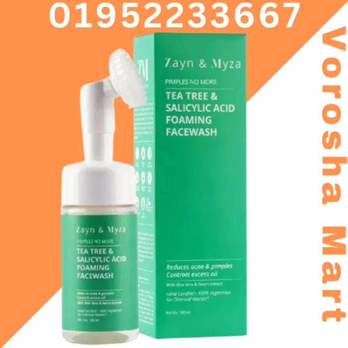 Zayn & Myza Tea Tree & Salicylic Acid Foaming Face Wash (Applicator)-Women