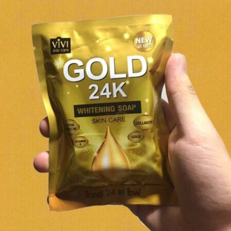 Gold 24k Soap 80g made in Thailand