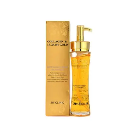 3W CLINIC COLLAGEN & LUXURY GOLD REVITALIZING COMFORT GOLD ESSENCE 150ML