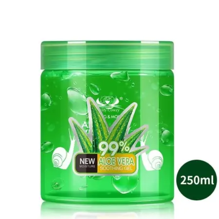 Aloe gel moisturizing daub type wash free night repair sleep facial mask Aloe gel skin care 250ml