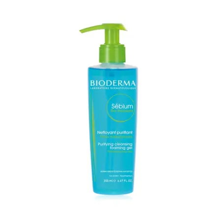 Bioderma Sebium Gel Moussant Purifying Cleansing Foaming Gel 200ml