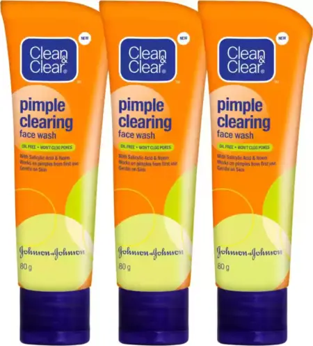 Clean & Clear Pimple Clearing Face Wash 80g