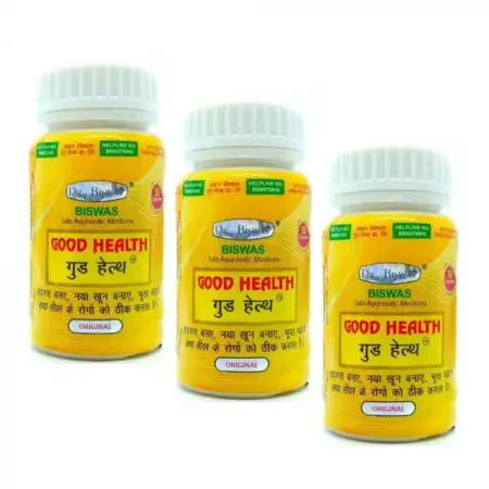 Dr. Biswas Ayurvedic Good Health  50 Capsules Pack of 3