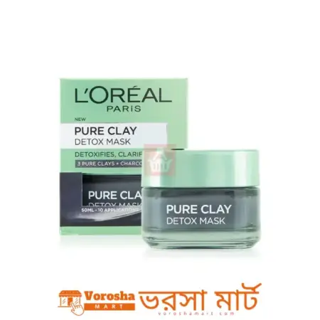 LOreal Paris Pure Clay Detox Face Mask 50ml