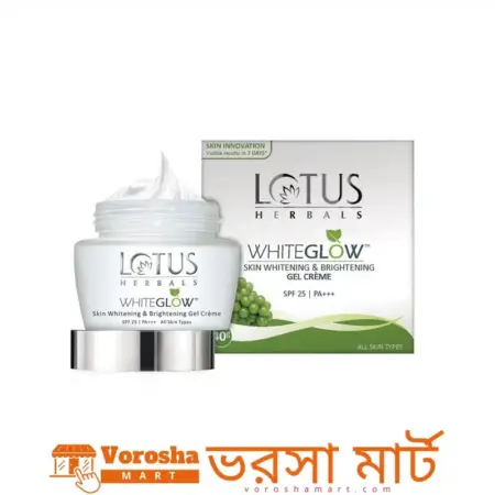 Lotus Herbals Whiteglow Skin Whitening and Brightening Gel Creme