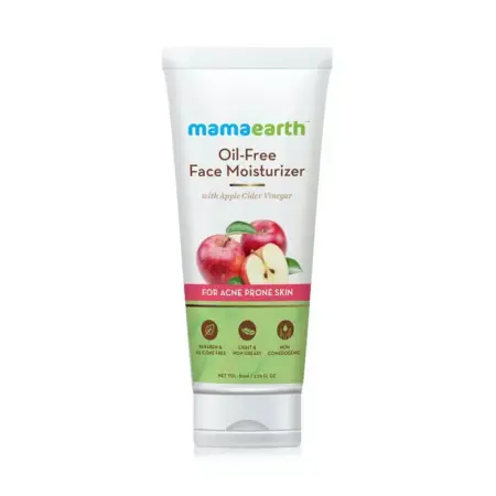 Mamaearth oil-free face moisturizer for acne-prone skin 80ml