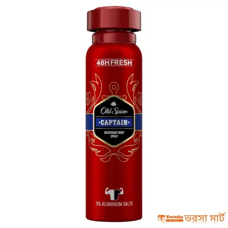 Old Spice Captain Deodorant Body Spray