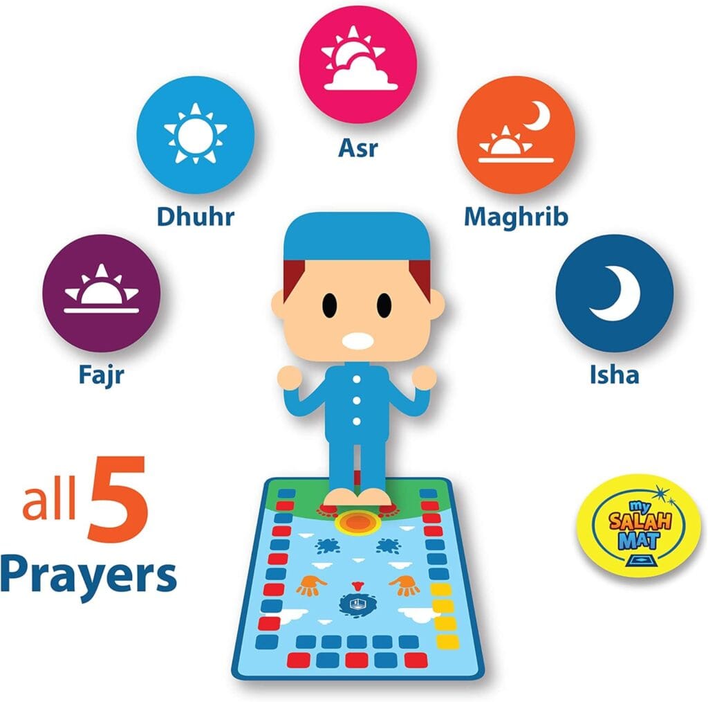 My Salah Mat - Educational Interactive Prayer Mat - Vorosa Mart
