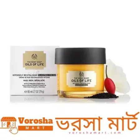 The Body Shop Oils Of Life Intensely Revitalizing Sleeping Cream 80ml