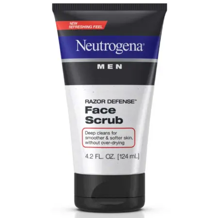 Neutrogena Men Razor Defense Daily Face Scrub 124ML