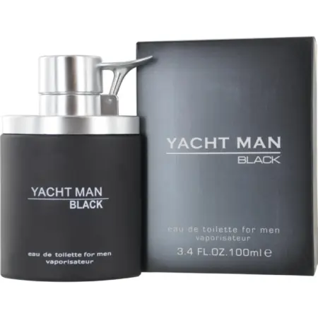 Yacht Man Black Eau de Toilette Spray for Men