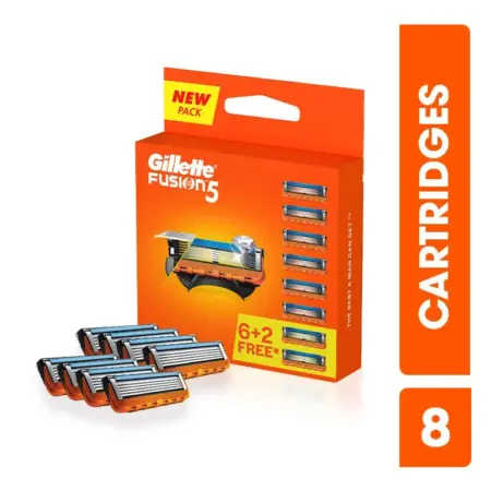 gillette fusion manual shaving razor blades 8s pack