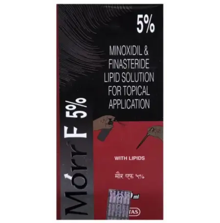 Morr F 5% Minoxidil & Finasteride Lipid Solution 60ml – Hair Regrowth Treatment for Men