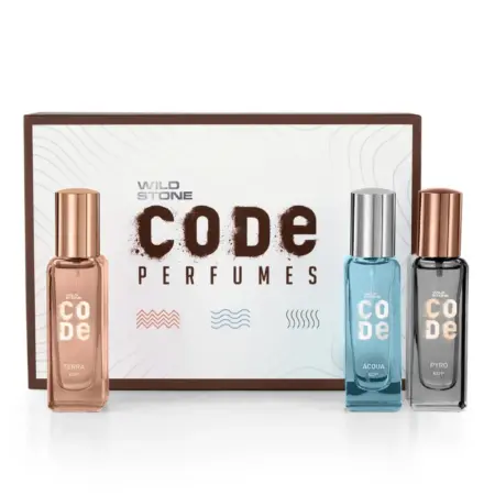 Buy Wild Stone CODE Premium Perfume for Men - Gift Set of 3 (20ml Each) | Long Lasting Luxury Fragrance