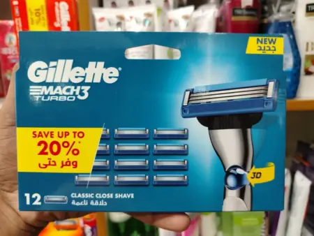 Gillette Mach 3 Turbo Razor Blades 12Pack bd price in Bangladesh