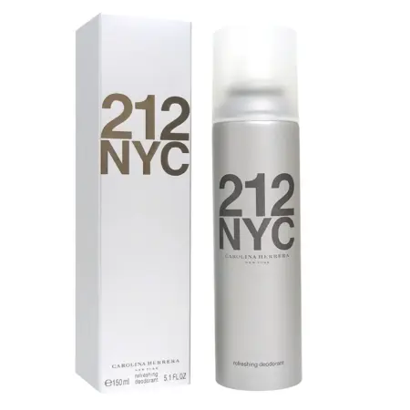 Carolina Herrera 212 NYC Refreshing Deodorant Natural Spray 150ml bottle