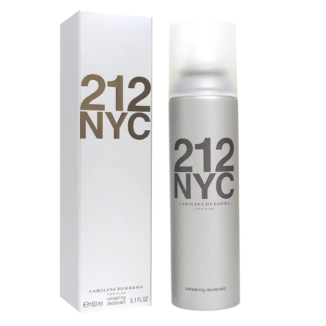 Home 24 Carolina Herrera 212 NYC Refreshing Deodorant Natural Spray 150ml bottle