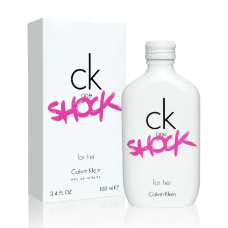 Calvin Klein CK One Shock for Her 100ml perfume bottle