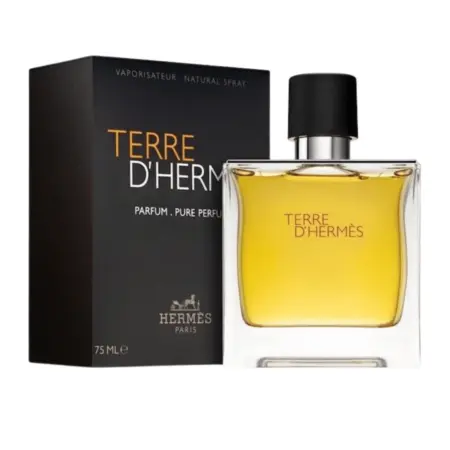 Terre D’hermes Pure Parfum 75ml original men’s fragrance bottle