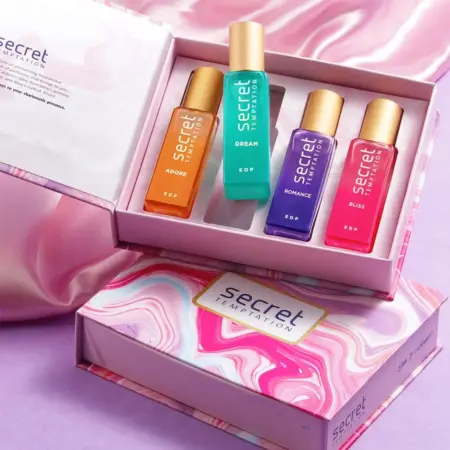 Secret Temptation EAU DE Parfum Gift Set for Women Pack of 4 80ml INDIAN price in Bangladesh