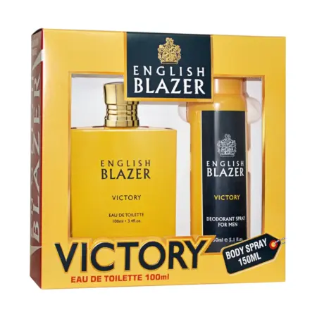 English Blazer Victory Giftset EDT 100ml and Body Spray 150ml for Men Best Price in Bangladesh